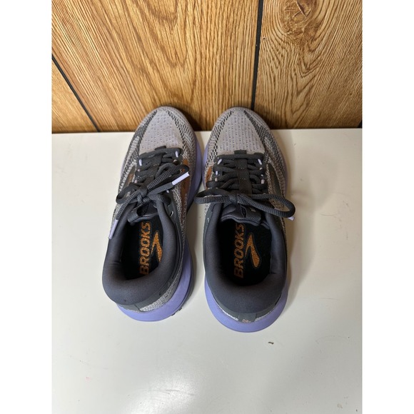 Brooks Revel 7 Women's Running Shoes Gray Purple Athletic Sneakers - Picture 4 of 7